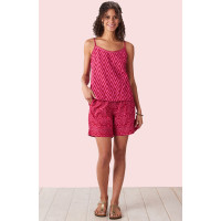 Aksa Pull-On Shorts - Raspberry