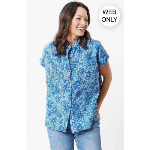 Pranay Organic Shirt - Sky blue Pranay Organic Shirt - Sky blue